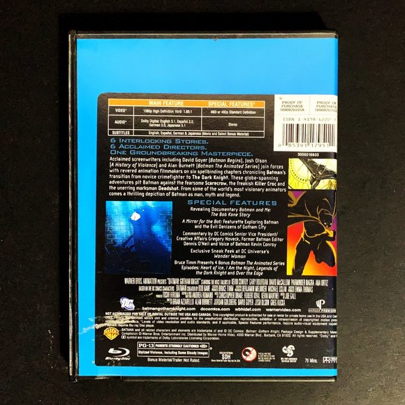 Batman: Gotham Knight BLU-RAY BLOCKBUSTER DVD - Picture 6 of 6